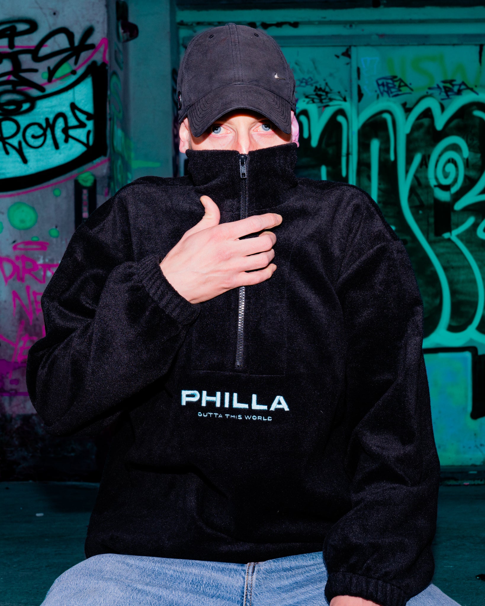 PHILLA Fleece Half Zip "Outta This World"